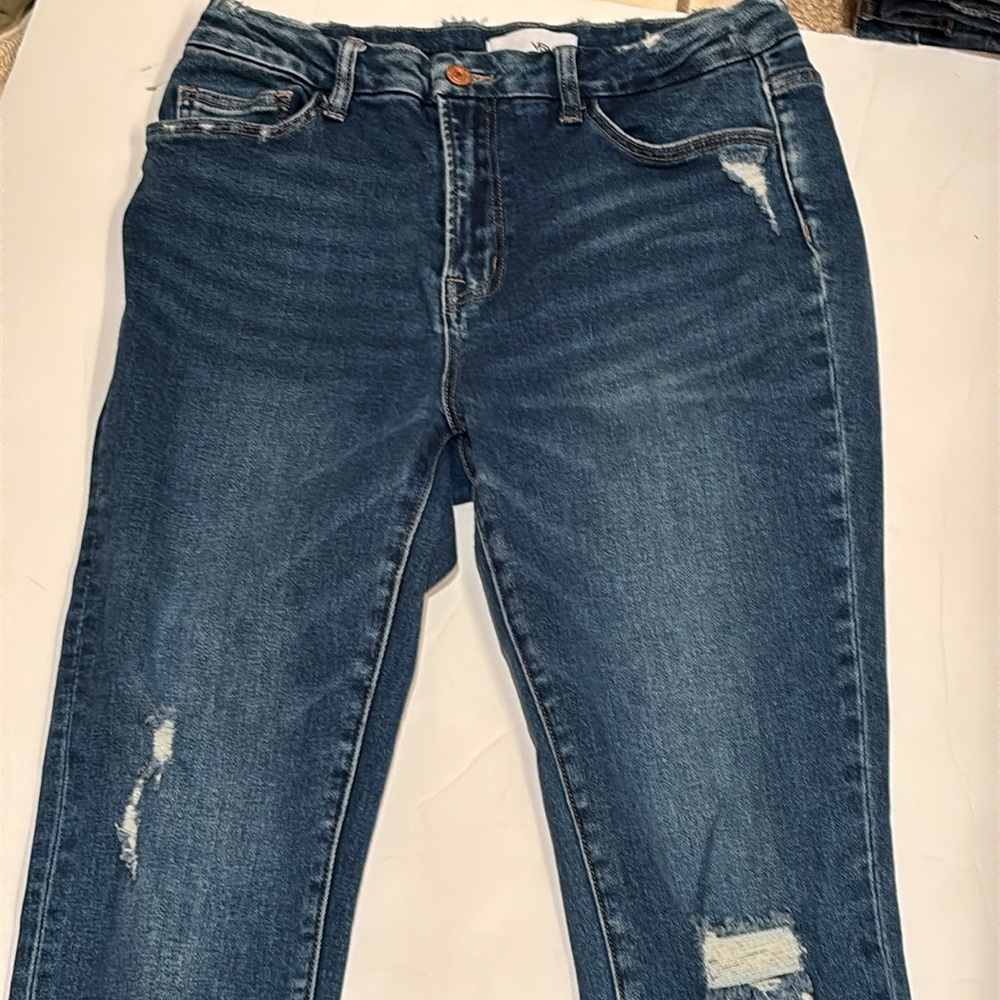 Vervet Los Angeles Women's Distressed Blue Jeans 31 - Picture 2 of 11